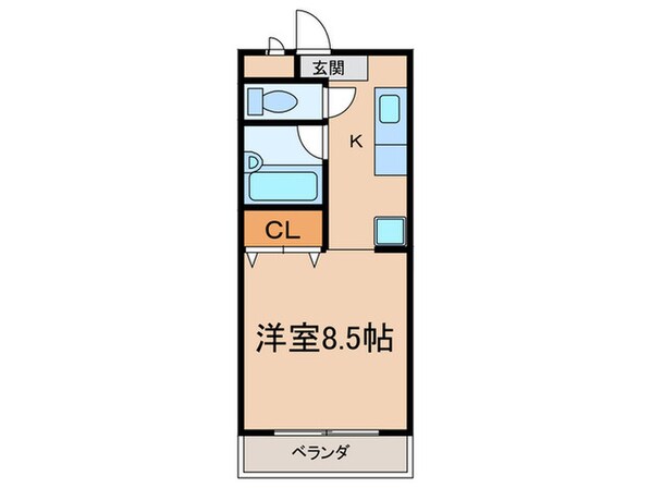 ハ－トフルマンション京田辺の物件間取画像